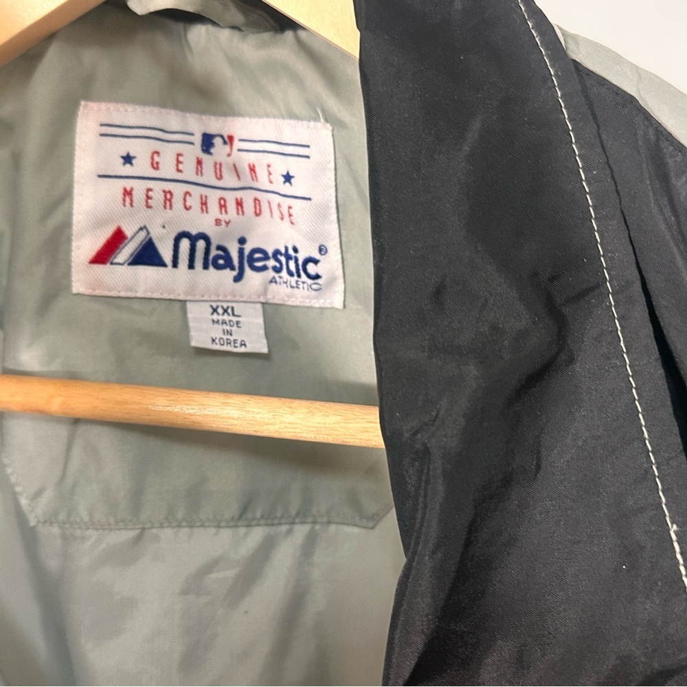 Vintage Majestic Chicago Windbreaker MLB Genuine Merchandise Korea 90s XXL - Picture 7 of 7